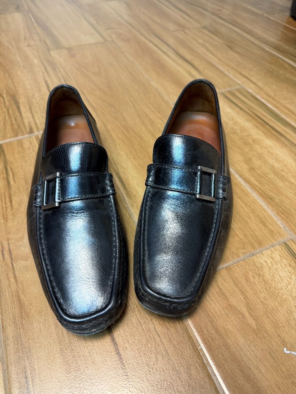 Bally Men's Black Loafer Size 9 In Good Shape!